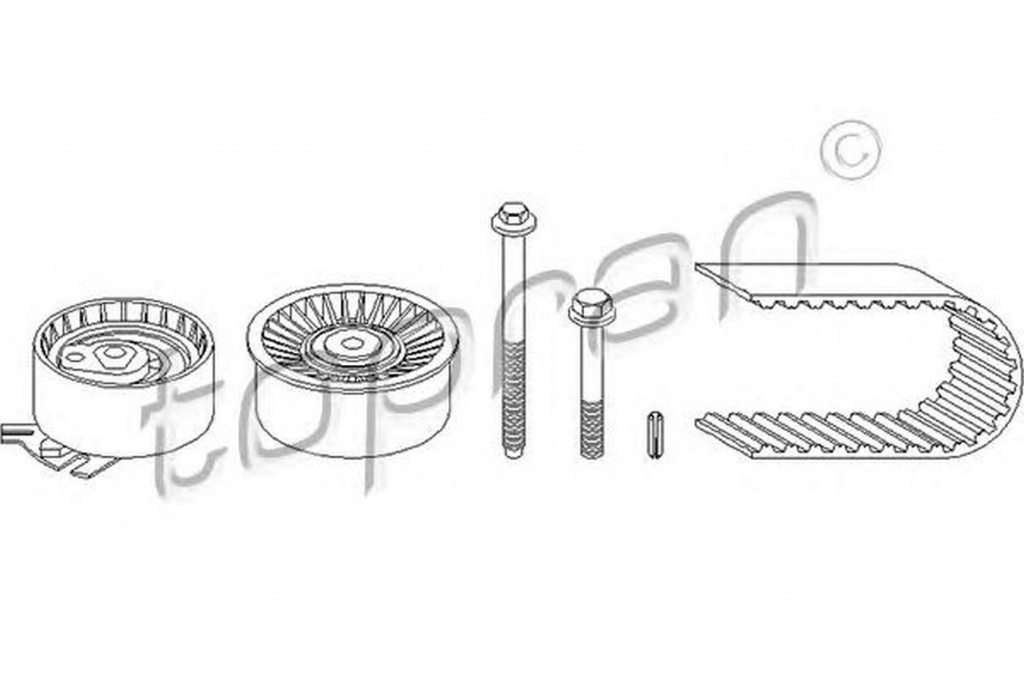 Kit distributie OPEL VIVARO Combi J7 TOPRAN 207961