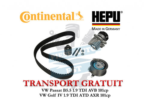 Kit distributie + pompa apa VW Passat B5.5 1.9 TDI AVB + Transport Gratuit