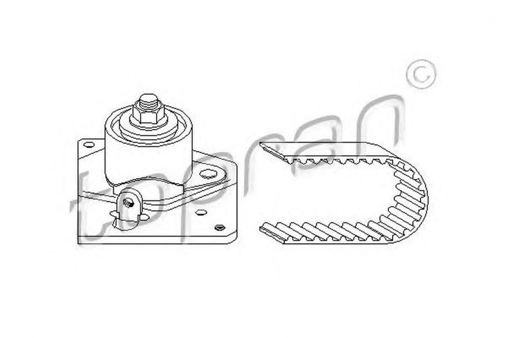 Kit distributie RENAULT ESPACE IV JK0 1 TOPRAN 207960
