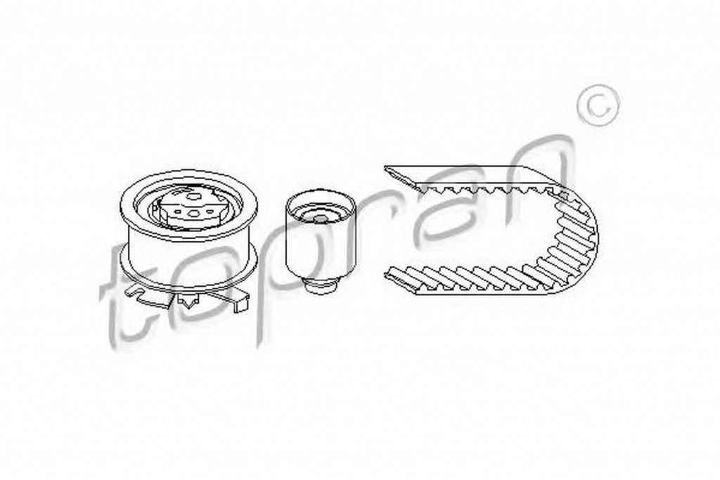 Kit distributie SEAT ALTEA 5P1 TOPRAN 111198