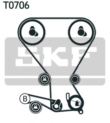 Kit distributie VKMA 95620 SKF pentru Mitsubishi Nimbus Mitsubishi Space Mitsubishi Aspire Mitsubishi Galant Mitsubishi Legnum