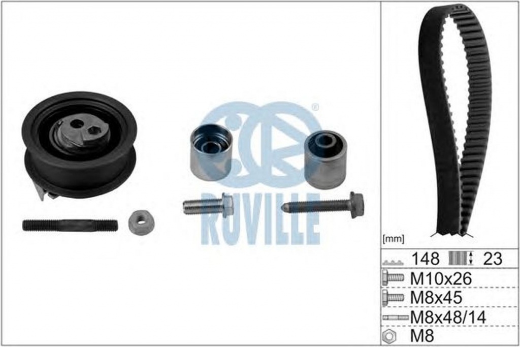 Kit distributie VW GOLF VI 5K1 RUVILLE 5636870