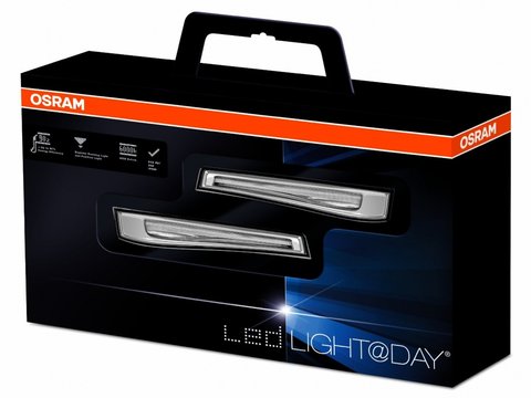 Kit DRL (lumini de zi) LED Light Guide, banda continua de lumina,Osram