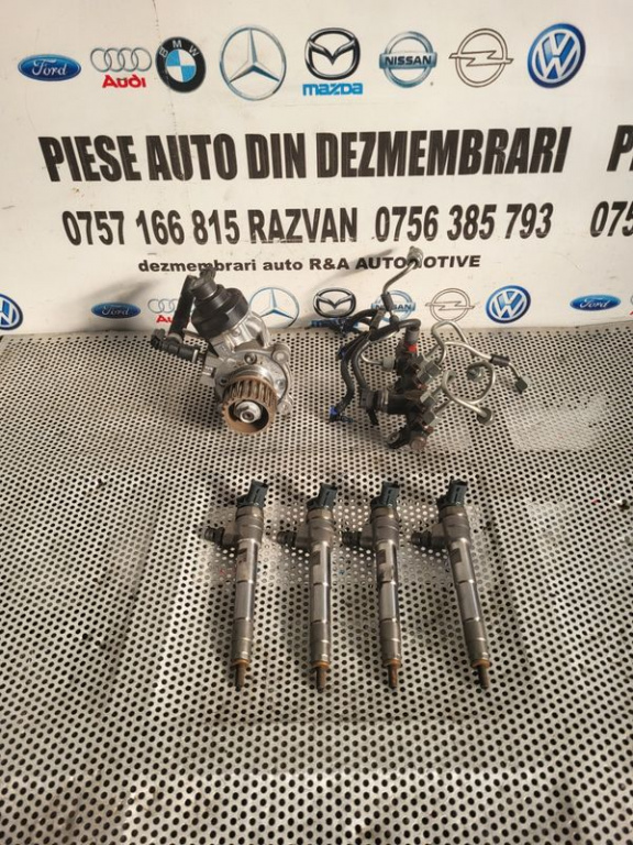 Kit Injectie Complet Injectoare Pompa Rampa Nissan Dacia Renault Mercedes 1.5 Dci Euro 6 85Kw 115 Cp Qashqai Duster Kadjar Koleos Megane Cod H8201636333 Cod H8201636340