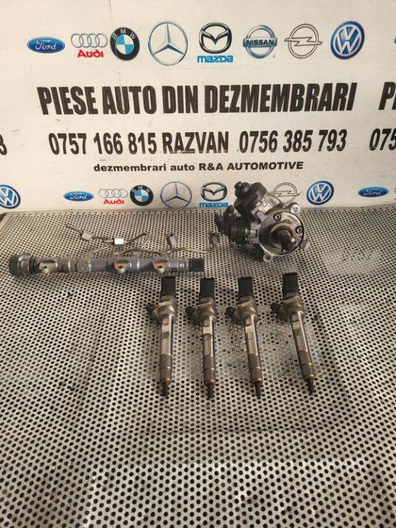 Kit Injectie Injectoare Pompa Rampa Bmw 2.0 Diesel Motor B47 190 Cai Cod 8579236 Cod 8579230 Cod 8579240 G01 G20 G30 Mini F55 F56 F60 F54 X1 X2 F39 F48 Etc.