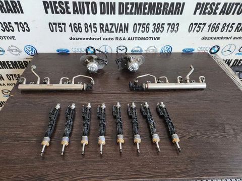 Kit Injectie Injectoare Pompa Rampa Bmw G11 G12 G14 G15 G16 G30 G31 G32 X3 X4 X5 X6 X7 G01 G02 G05 G06 G07 F10 F11 F01 Etc. 4.4 Benzina Euro 6 Motor N63B44D Cod 7852362 7852403 7852402 8648176 8648177