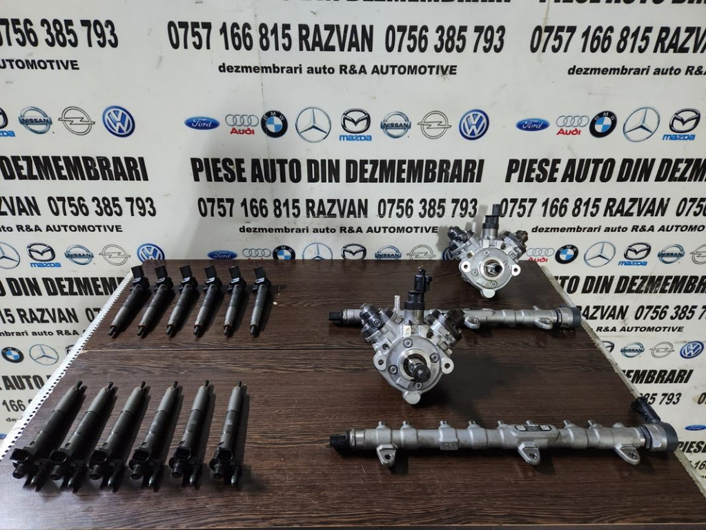 Kit Injectie Injectoare Pompa Rampa Noi Sub 1.000 Km Bmw 3.0 D 4.0 D Euro 6 B57 Cod 8514151 Cod 8571555 Cod 8571569 G20 G21 G30 G31 G01 G02 G11 G12 G05 G06 G07 F97 F98 G14 G15 G16 Etc.