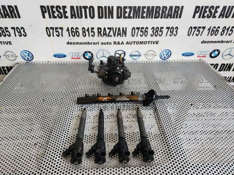 Kit Injectie Injectoare Pompa Rampa Renault Trafic Opel Vivano 1.6 Diesel Motor R9M Nissan Primastar Qashqai X trail Renault Megane Scenic Etc. Motor 1.6 Diesel R9M Cod 0445110546 - Dezmembrari Arad