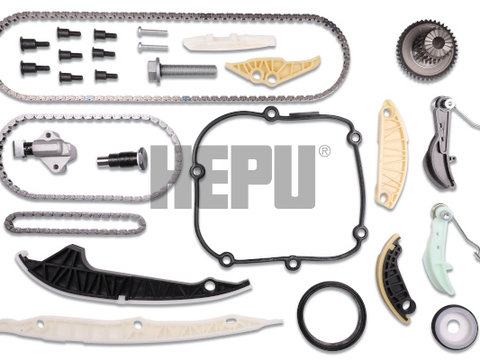 Kit lant de distributie 21-0407 HEPU pentru Audi A5 Audi A4 Vw Multivan Audi Tt Audi Q5 Seat Leon Skoda Octavia Audi A3 Audi A6 Vw Polo Vw Beetle Vw Novo Vw Passat Skoda Superb Vw Transporter Vw Sharan Seat Alhambra Audi Q7 Vw Touran