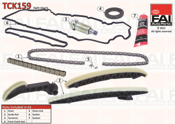 Kit lant de distributie # Mercedes-benz A-class 2004 2005 2006 2007 2008 2009 2010 2011 2012 # TCK159 # FAI AUTOPARTS