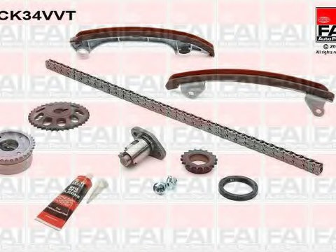 Kit lant de distributie TCK34VVT FAI AUTOPARTS pentru Toyota Celica Toyota Corolla Toyota Runx