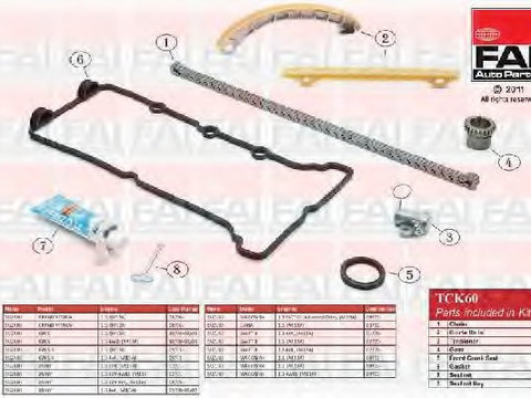 Kit lant de distributie TCK60 FAI AUTOPARTS