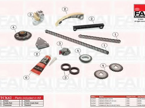 Kit lant de distributie TCK62 FAI AUTOPARTS