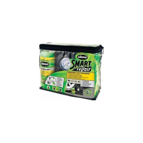 Kit pentru pană cu soluție de reparație anvelope Slime și Compresor 473ml Cod: 1500282 AL-210619-1