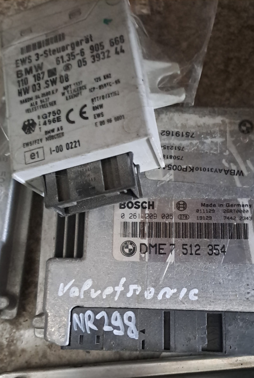 Kit pornire Bmw 318i DME7512354 BMW Seria 3 E46 2003 DME7512354 NR298