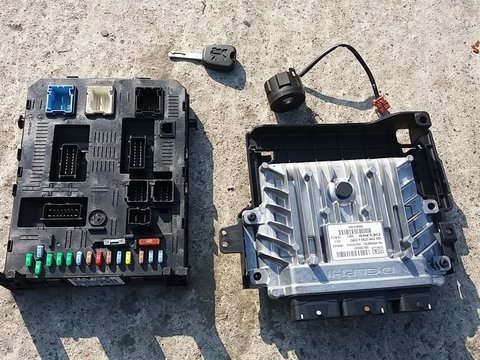 Kit pornire calculator ECU + BSI + chip Peugeot 407 2.0 HDI DELPHI