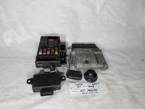 Kit pornire Calculator ECU Iveco Daily 3.0 2008 cod OE : 0281012183