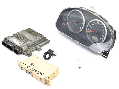 Kit Pornire Calculator Motor,ceas Bord,CHIP Cheie,cititor Cheie Mazda 2 (DY) 2003 - 2007 Motorina 3S6112A650LB, 3S61-12A650-LB, 5WS40140D-T, 5WS40140DT, 5WS40140D, 5AYBJ38AC, 3M7110849NG, 3M71-10849 NG, DD6255430, DD62 55 430, GY0019AO, GJ6A66938A, G