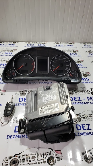 Kit Pornire Calculator Motor ECU Audi A4 B7 2.0 BRE 03G 906 016 JD