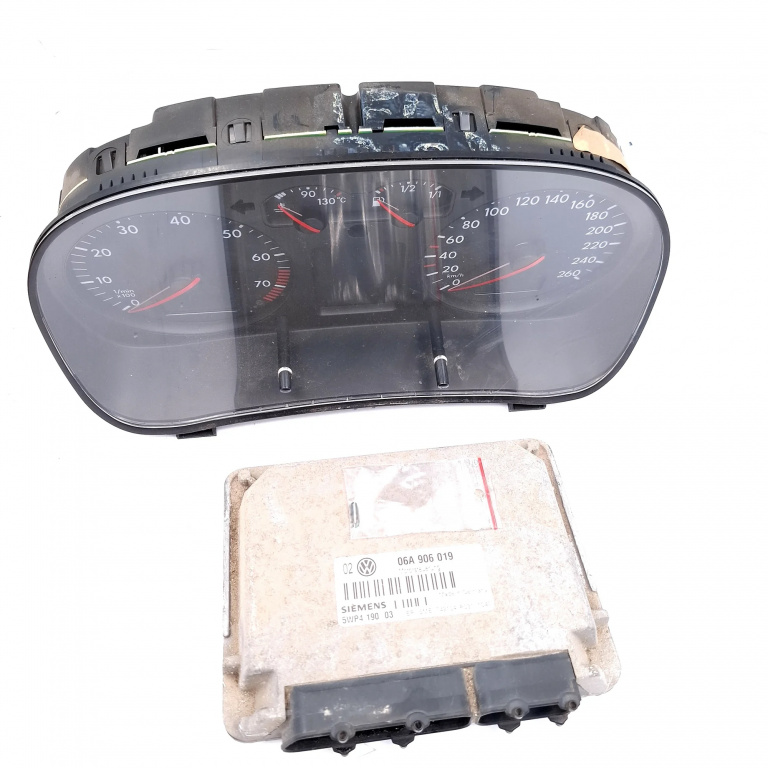 Kit Pornire Ceas Bord,CHIP Cheie,calculator Motor VW GOLF 4 1997 - 2004 Benzina 06A906019, 1J0919860D, 110008773028, 110.008.773028, 110008773, 749104R0311047, 88311245, G750669H