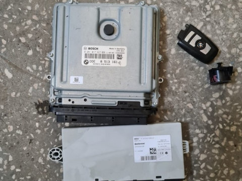 Kit pornire ecu calculator cas BMW seria 5 F10 525 d cod 8513161 0281017627