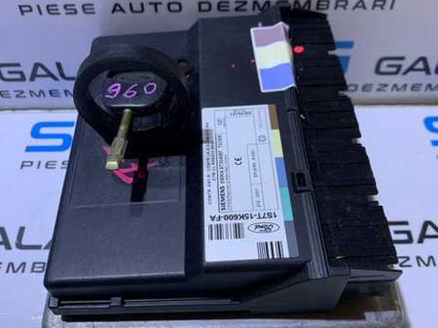 Kit Pornire ECU Calculator Motor Cip Cheie cu Inel Cititor si Imobilizator Ford Focus 1 1.6 16V 1998 - 2004 Cod E9AF-14A624-AA E9AF14A624AA 2S4A-12A650-UA