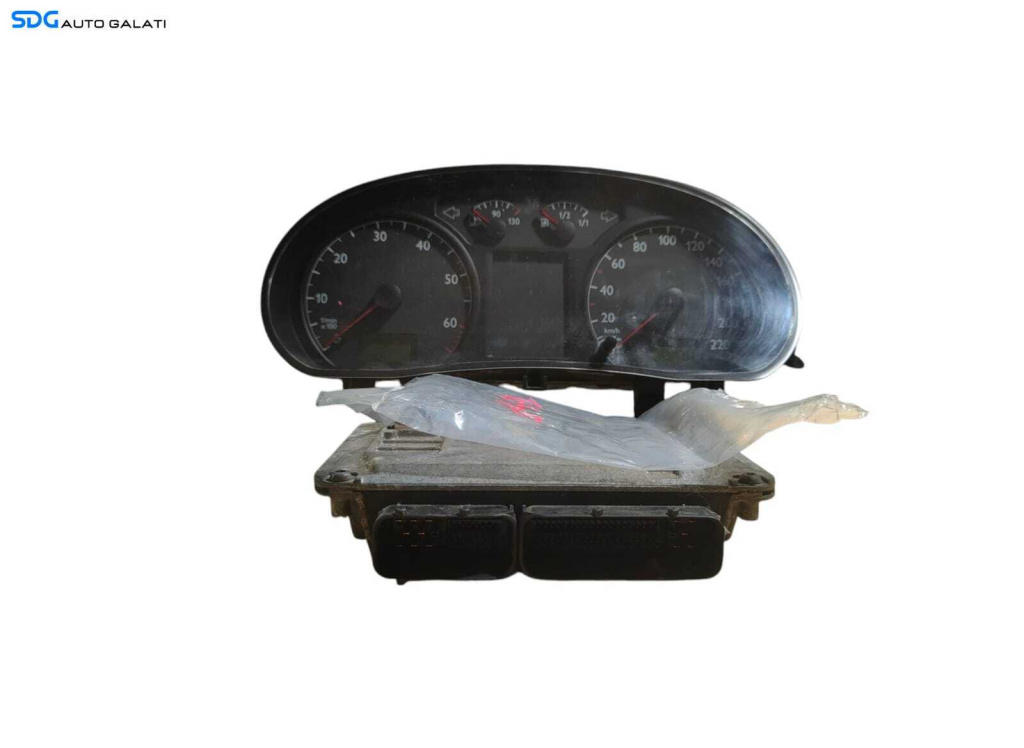 Kit Pornire ECU Calculator Motor CIP Imobilizator Volkswagen Polo 9N 1.2 Benzina 2002 - 2008 Cod 03E906033L 6Q0920800P [LR0579] [LR0580]
