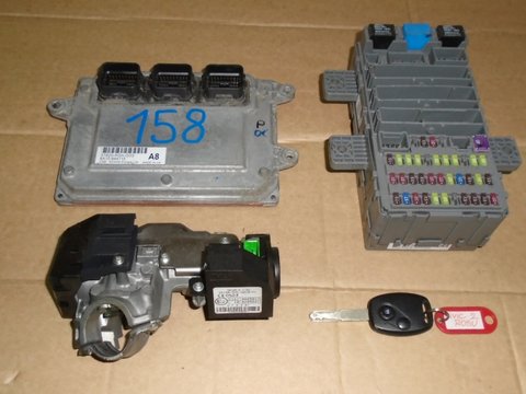 Kit pornire Honda Civic 8 motor 1.8i benzina, ECU 37820-RSA-G33, 39730-SMG-G010-M1, 37842RN, an 2005-2011