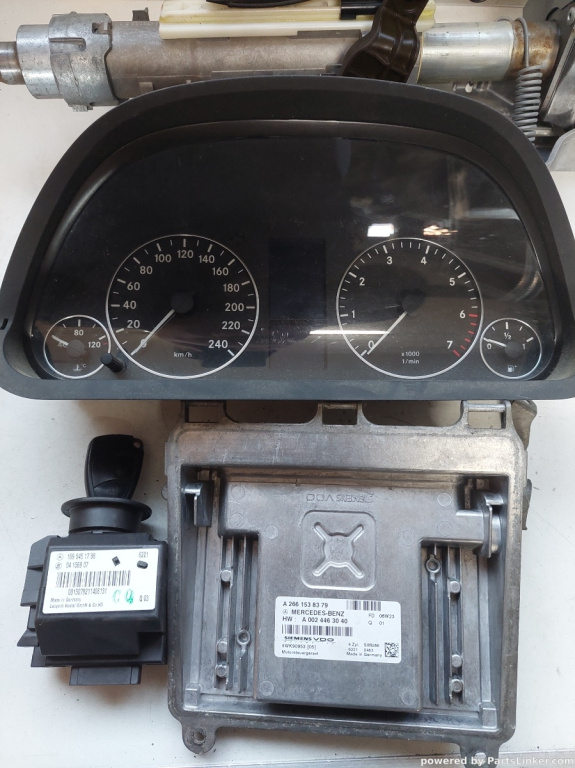 Kit pornire MERCEDES-BENZ A-CLASS II (W169) [ 2004 - 2012 ] A 170 (M 266.940) 85KW|116HP SIEMENS OEM A2661538379