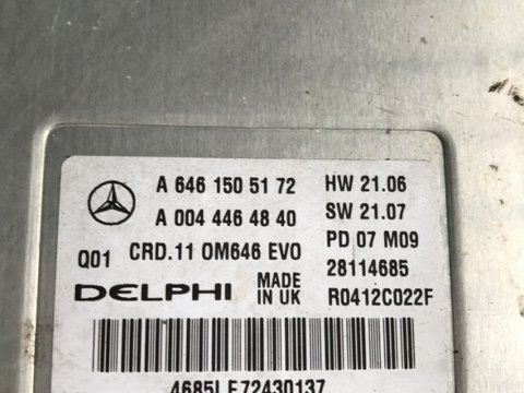 Kit pornire Mercedes e Class w211 2.2 Cdi Delphi A6461505172