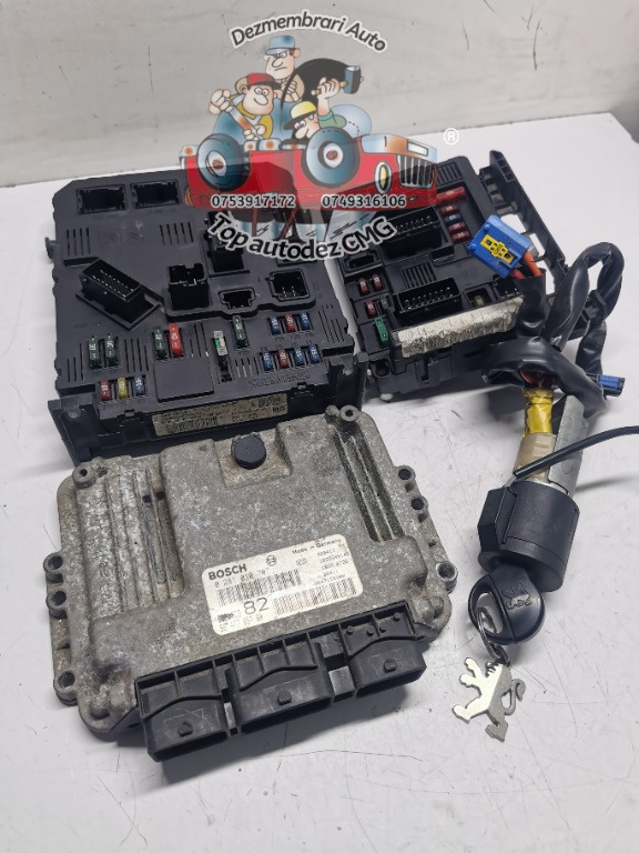 Kit pornire Peugeot 206 1.4 Diesel 9647785780 ECU 