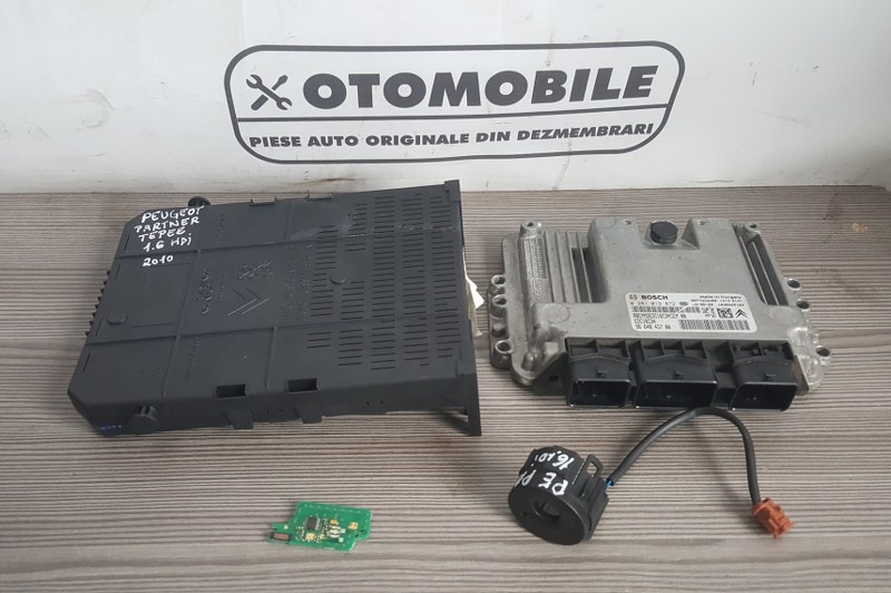 Kit Pornire Peugeot Partner Tepee 1.6 HDI 9HX 2008-2016 cod ECU: 9664843780