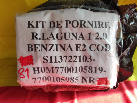 Kit pornire Renault Laguna 1. Motorizare 2.0B. E2. Cod. S113722103