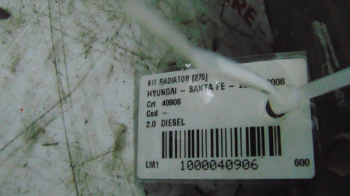 Kit radiatoare Hyundai Santa Fe din 2005