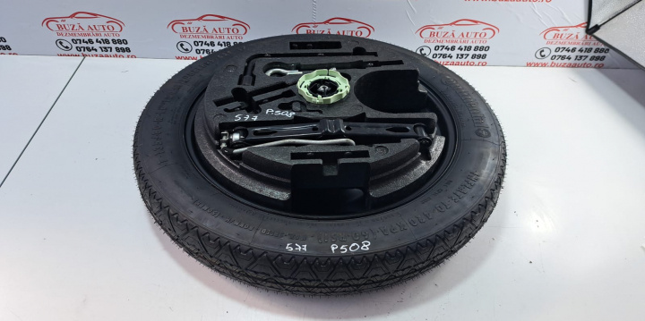 Kit roata de rezerva Cod: 9804035180 T: 135/80 R18 Peugeot 508 [facelift] [2014 - 2020] Sedan 2.0 BlueHDI MT (150 hp)
