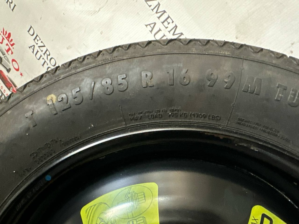 Kit roata rezerva 125/85/R16 3.5JX16 ET1