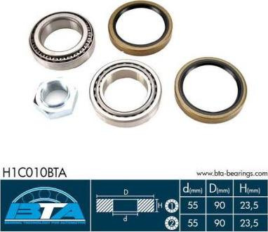Kit rulment roata FIAT DUCATO Van (230_) BTA H1C010BTA