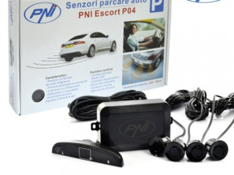 Kit senzori parcare auto PNI P04 cu 4 receptori