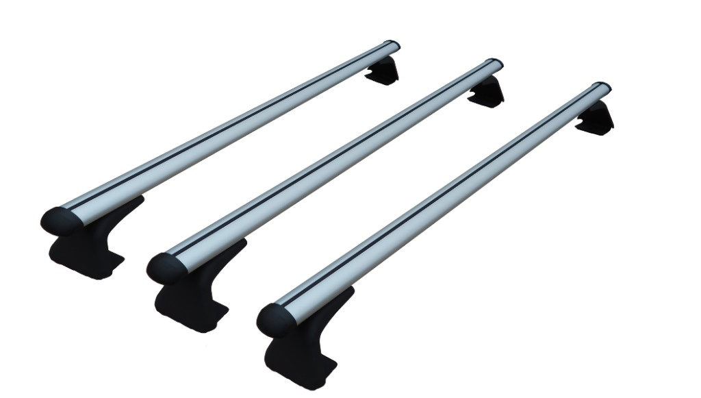 Kit / Set 3 bare portbagaj DACIA Logan Van 2007-2012 - ALUMINIU - fixare pe caroserie - Cargo BT3/120