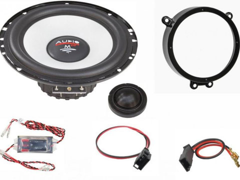 KIT Sistem component Dedicat Mercedes Clasa C W203 m-fit 6.5" 165 mm 90W Audio System German Sound