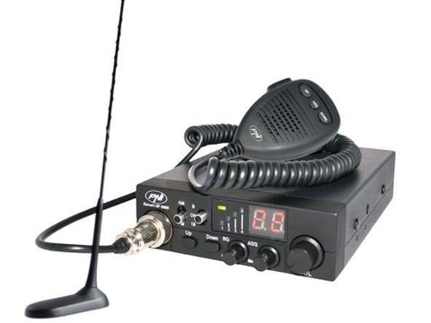Kit Statie radio CB PNI ESCORT HP 8000 ASQ + Antena PNI Extra 45 + MAG. PNIPACK8
