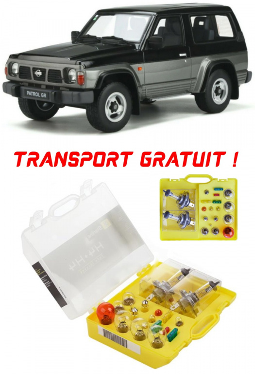 Kit trusa Set becuri H4 compatibila cu Nissan Patrol din 1987 – 2013 , bec far, semnalizare , pozitie, iluminare numar, frana, plafoniera, stop frana Set-bec-H4-145