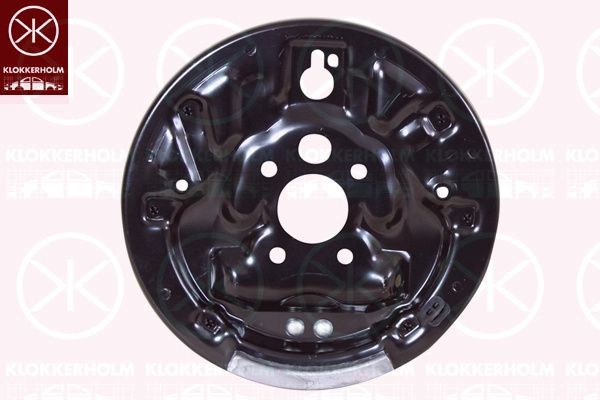 KLOKKERHOLM protectie stropire,disc frana 7521875 montare Axa spate stanga la masina SKODA OCTAVIA II Combi (1Z5) 2004 2005 2006 2007 2008 2009 2010 2011 2012 2013