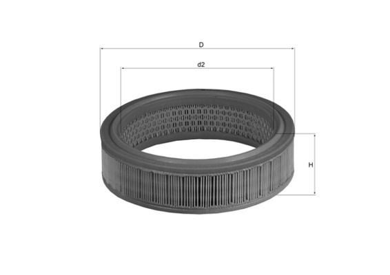 KNECHT Filtru aer LX158 la MITSUBISHI L200 (K3_T, K2_T, K1_T, K0_T) 1989 1990 1991 1992 1993 1994 1995