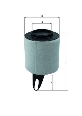 KNECHT Filtru aer LX1650 la BMW 3 Touring (E91) 2008 2009 2010 2011 2012