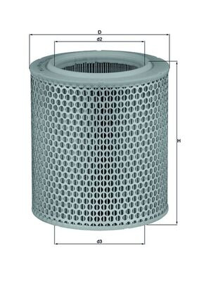 KNECHT Filtru aer LX478/1 se potriveste la TATA 207 pick-up 2003 2004 2005 2006 2007