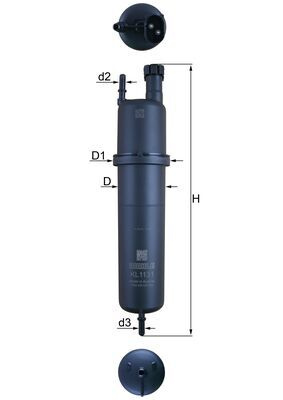 KNECHT filtru combustibil KL1131 se potriveste la BMW X4 (G02, F98) 2018 2019 2020 2021 2022 2023 2024 2025