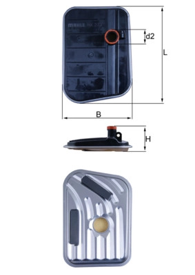 KNECHT Filtru hidraulic, cutie de viteze automata HX273 compatibil cu FORD FOCUS II Turnier (DA_, FFS, DS) 2004 2005 2006 2007 2008 2009 2010 2011 2012