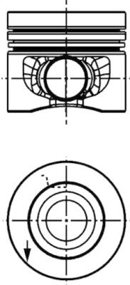 KOLBENSCHMIDT Piston 40353600 pentru VW CADDY ALLTRACK Autoutilitara/limuzina spatioasa (SAA) CFHF 1968cc 110cp 81kW 2015 2016 2017 2018 2019 2020