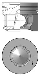 KOLBENSCHMIDT Piston 41265620 compatibil cu BMW 1 (E87) N47 D20 A; N47 D20 C 1995cc 143cp 105kW 2007 2008 2009 2010 2011